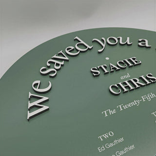 Arch Seating Chart, Slate Wedding Display | Acrylic | Customizable Guest List, 3D Elements