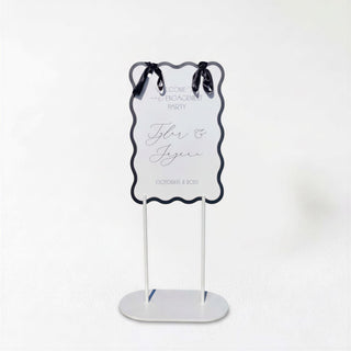 Wedding Stand, Wooden Sign Holder | Freestanding Display Base | 24 In Wood | Minimalist Event