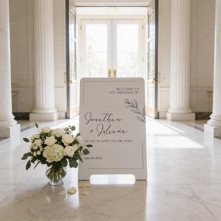 A Frame Wedding Sign, Customizable Event Display | MDF | Double Sided, Welcome Or Seating Chart