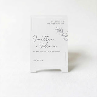 A Frame Wedding Sign, Customizable Event Display | MDF | Double Sided, Welcome Or Seating Chart