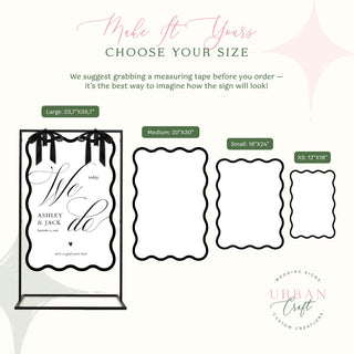 Personalized Baby Shower Welcome Sign, Wildflower Arch, Boho Garden Decor (Customizable)